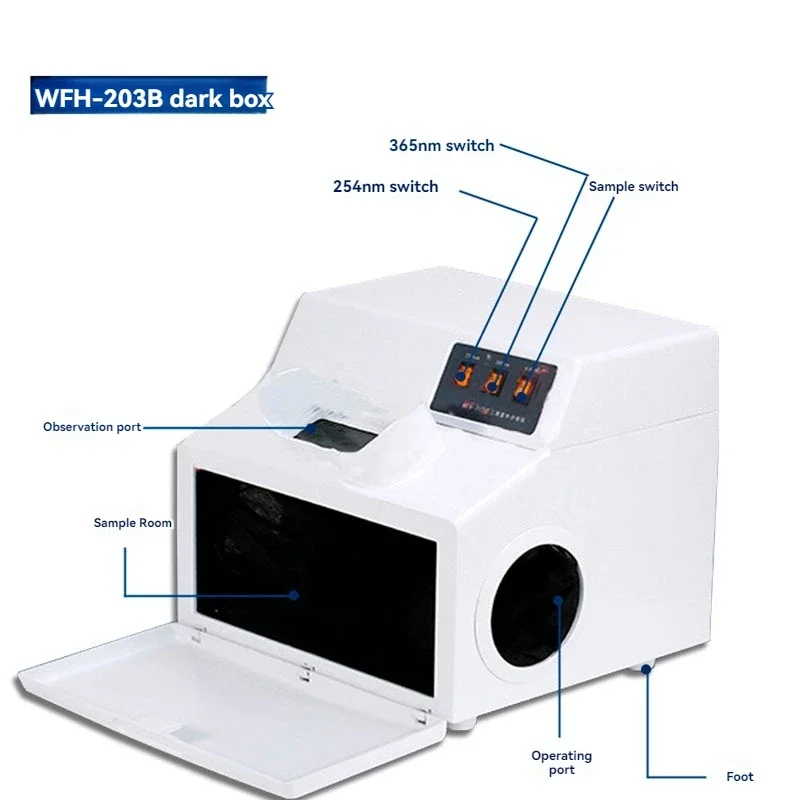 UV analyzer 254365nm three use UV analyzer paper fluorescence detector