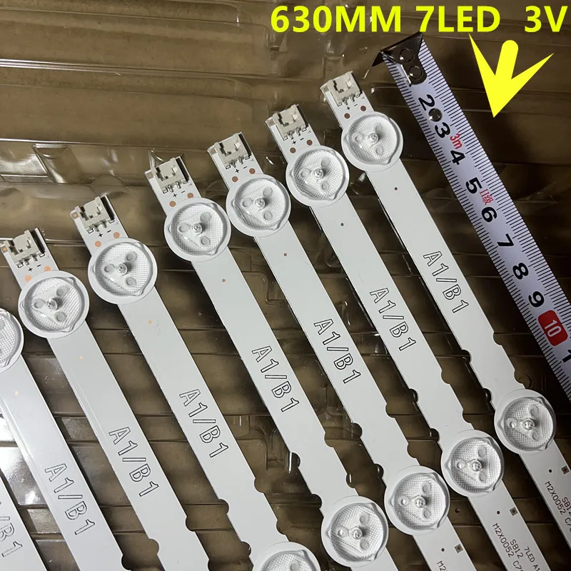 

630mm LED Backlight Strip for LG 32LN541V 32LN540V 32LN541U 6916L-1437A 6916L-1438A 6916L-1204A 6916L-1426A 7LED 3V