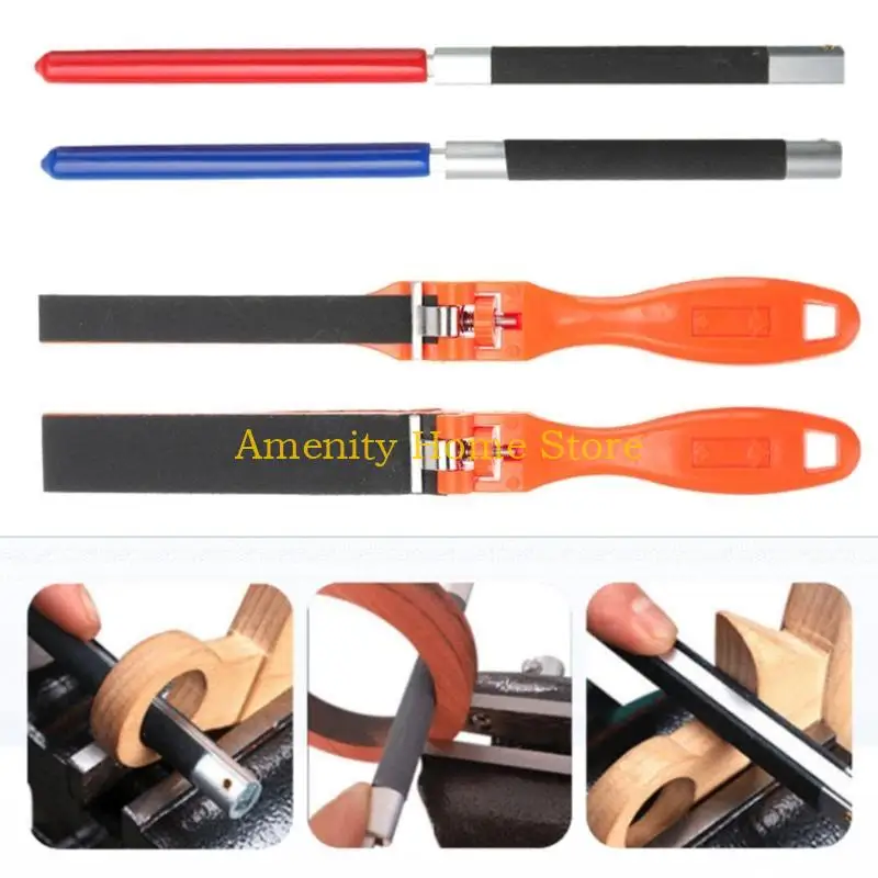 

F26C Portable Hand Sand Paper Clip Roll Bar Lightweight Sandpaper Sticks for Grinding