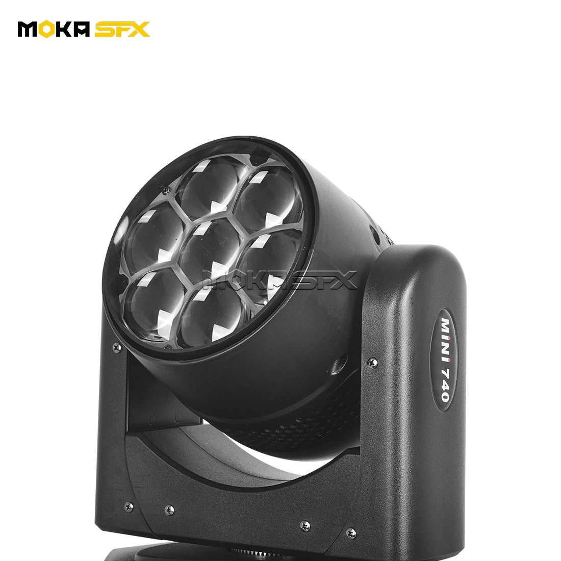 MOKA Bee Eye 7x40w Moving Head Light Zoom Wash Pixel LED Control RGBW 4 In 1 DMX Rotate Lens Stage Lighting DJ Disco Club