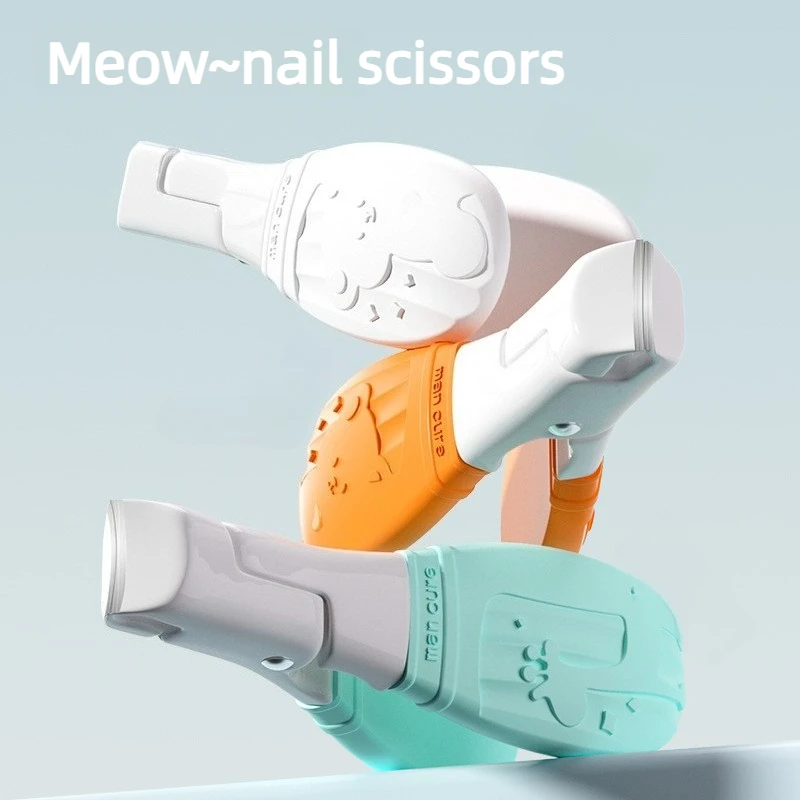 

1/3 Pcs Set Cute Cartoon Design Stainless Steel Mini Nail Clippers Portable Nail Cutter Single Household Manicure Tool