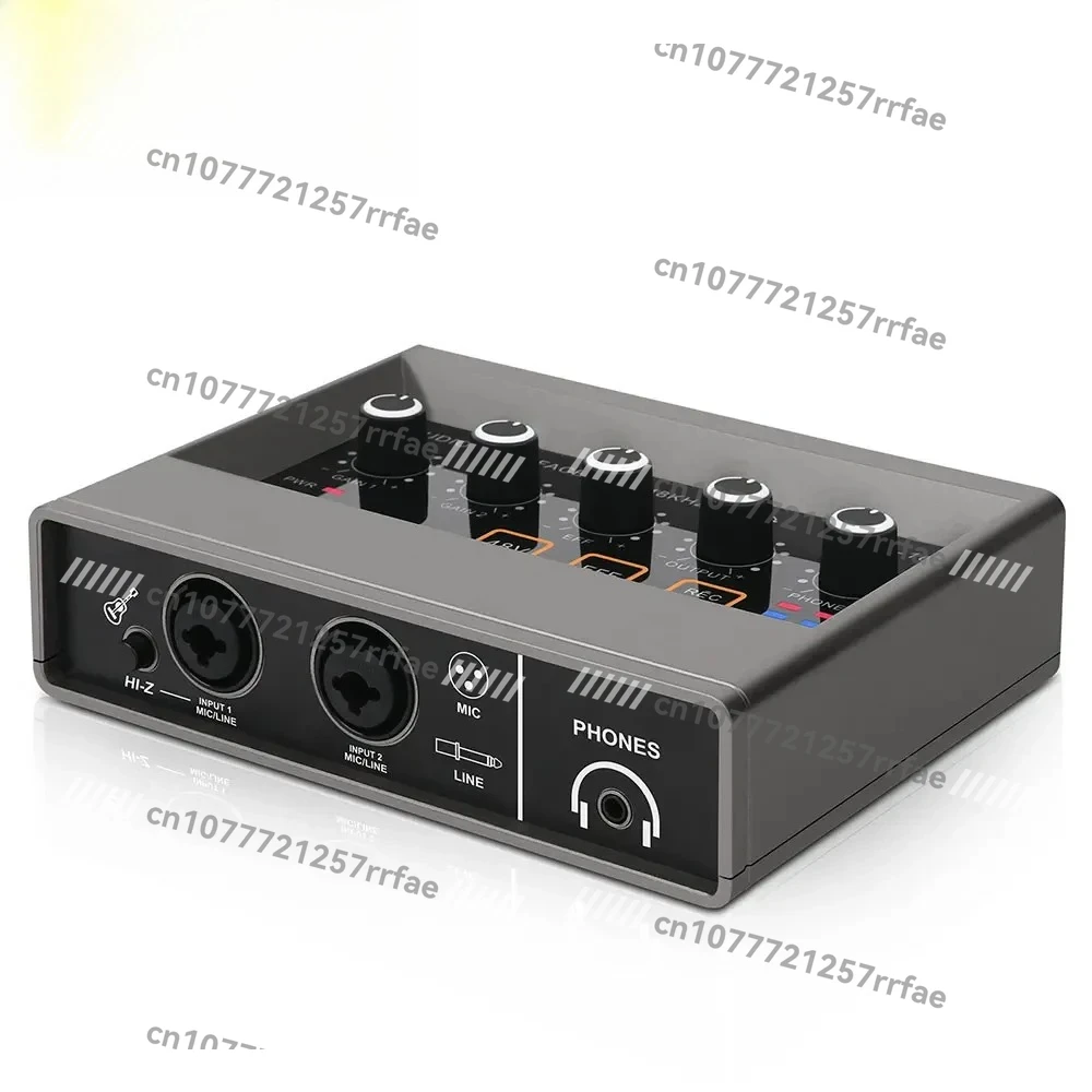 

High quality recording studio sound card USB audio interface wired microphone computer