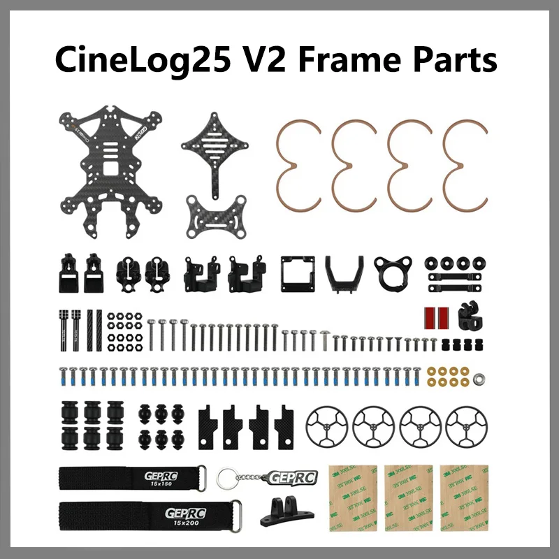 GEPRC GEP-CL25 V2 Frame Parts Suitable for Cinelog25 V2 Series Drone for DIY RC FPV Drone Replacement Accessories Parts