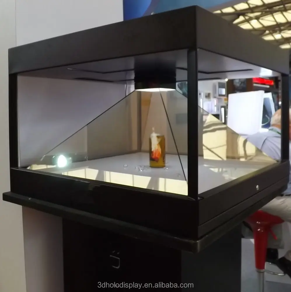 Large 1.2x1.2m Holovision Holographic Display 360° Holographic Showcase for Exhibition & Retail