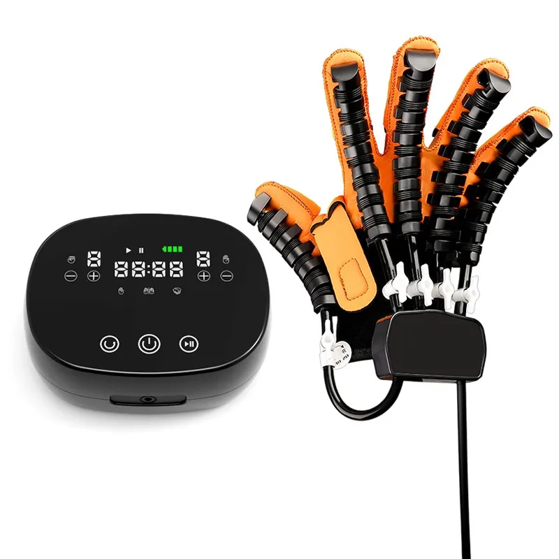 

Hand gloves stroke hemiplegia rehabilitation robot training equipment to qi mechanical finger exercise