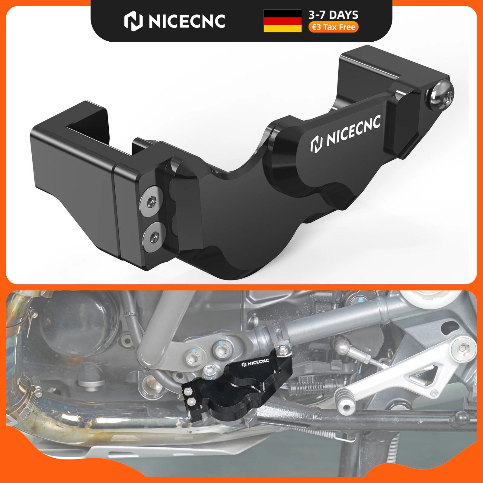Image of Motorrad-Seitenständer-Schalterabdeckung für BMW R1250GS Adventure R1250GSA 2019-2024 R1250GS 2019-2023 R1200GS 2014-2018 R1200GS Adventure R1200GSA 2013-2018 R1200 R1250 GS GSA