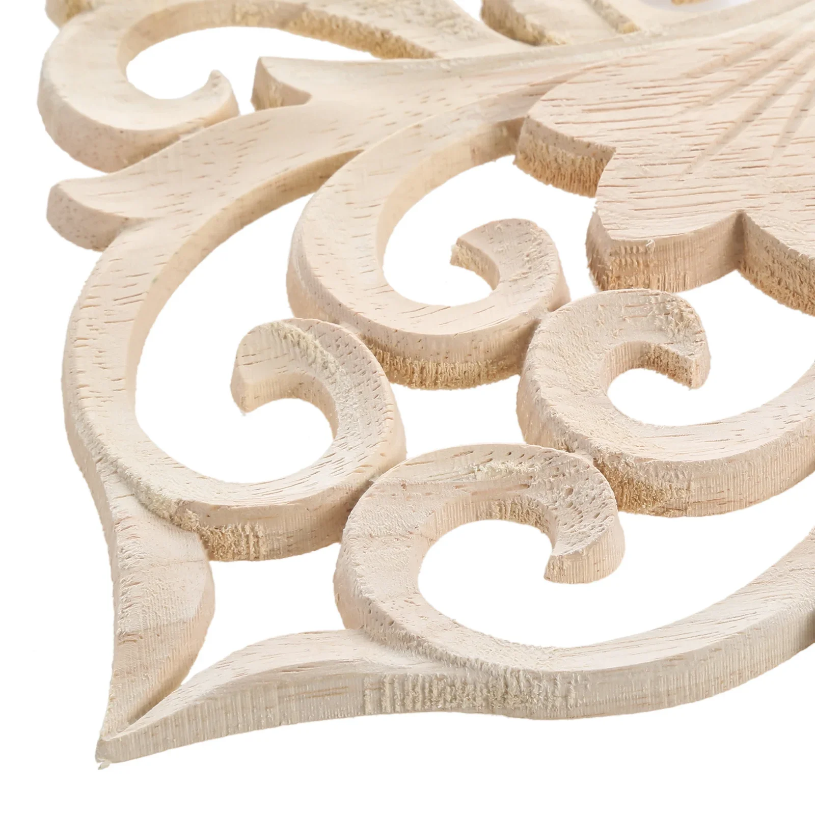 1 pc  unpainted carved decorative sticker wood  European applique craft Inlaid decoration for the cabinet furniture 24/30cm