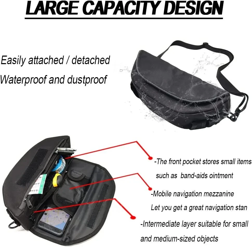 Waterproof handlebar travel navigation bag For Benelli TRK 502 X TNT 25N LEONCINO 250 LEONCINO 500 LEONCINO 800