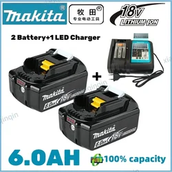 Original Makita 18V 2Ah/3Ah/5Ah/6Ah li-ion battery BL1830B BL1850B BL1860B BL1815 BL1845 for Makita 18V brushless power tools