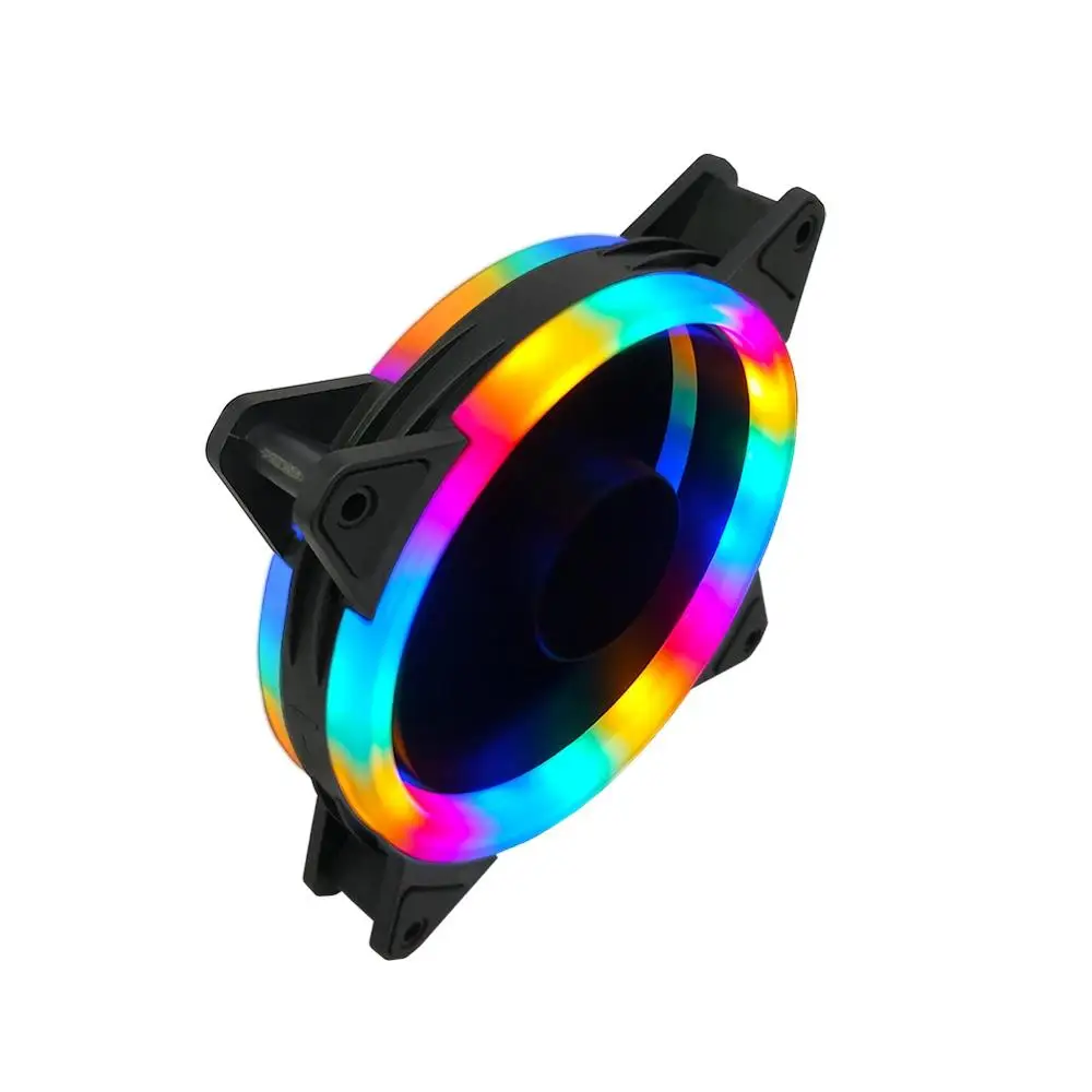 Led Computer Lüfter 20mm PC Case Fan Kühler Einstellbare 52CFM De-vibration Gummi 12V Stumm Ventilador PC Computer Kühlen Fan