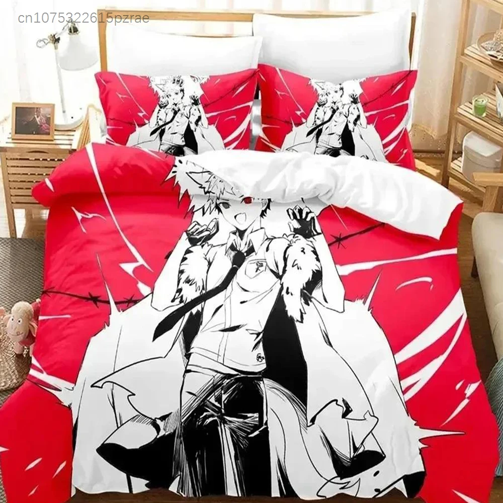 Anime Danganronpa V3 Chiaki Nanami Bedding Set Printed Bed Set With Pillowcase Duvet Cover Soft Queen King Size Bedclothes Home