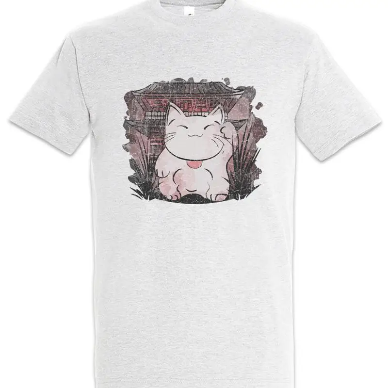 Maneki Neko VIII T Shirt Manekineko Cat Cats Love Addicted Addiction