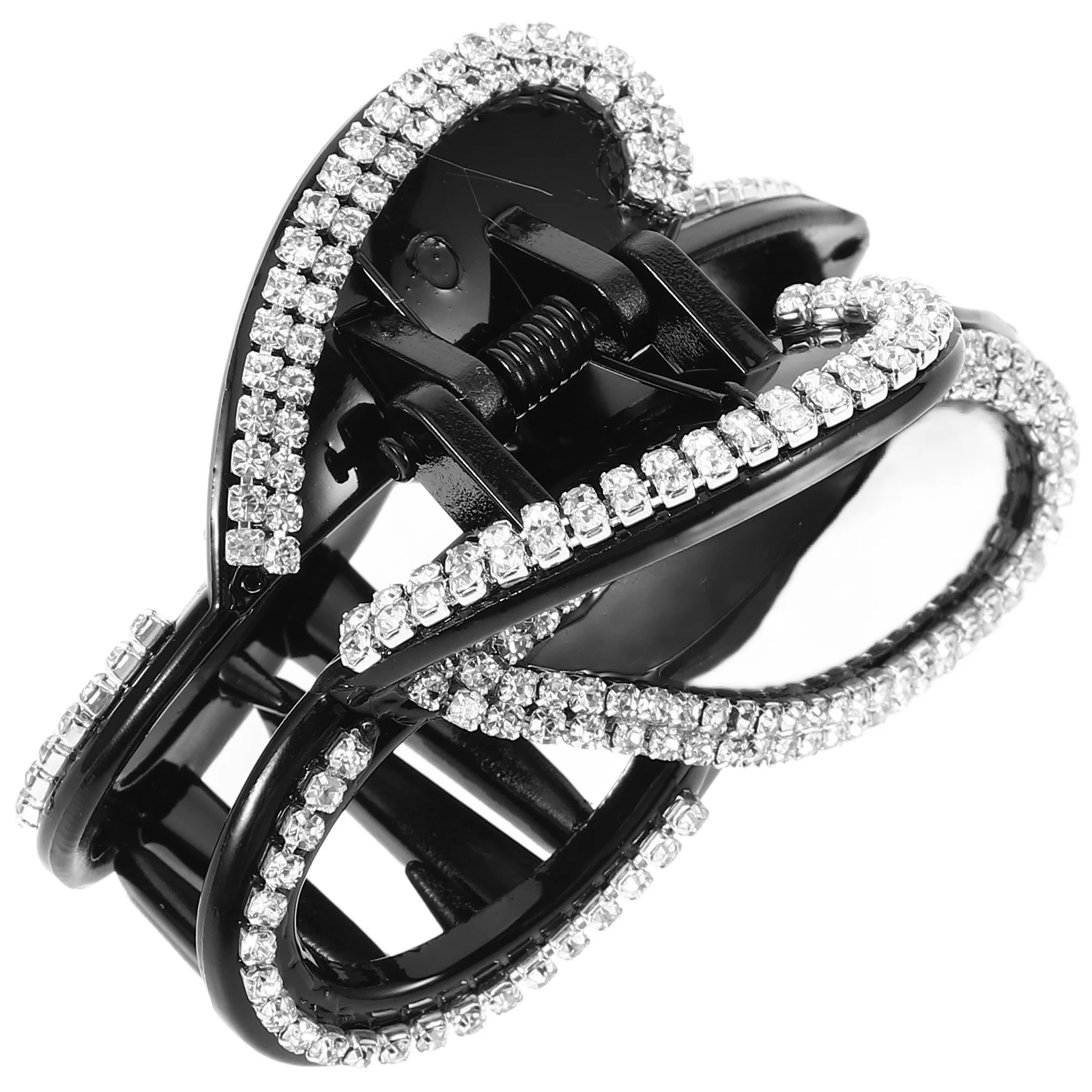 

1Pcs Rhinestone Acrylic Jaw Clip Durable Lightweight Hair Accessory for Woman Lady Elegant Simple Updo Hair Decoration