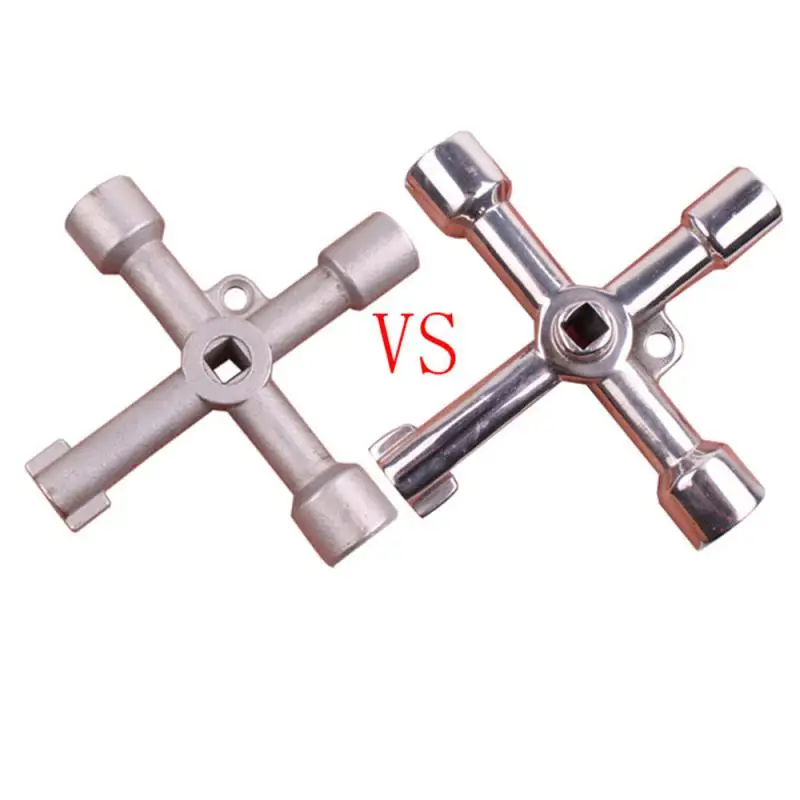 Internal Triangle Key Wrench  Multi-Size Cruciform Electric Control Cabinet Elevator Door Valve Square  Round Hole Key