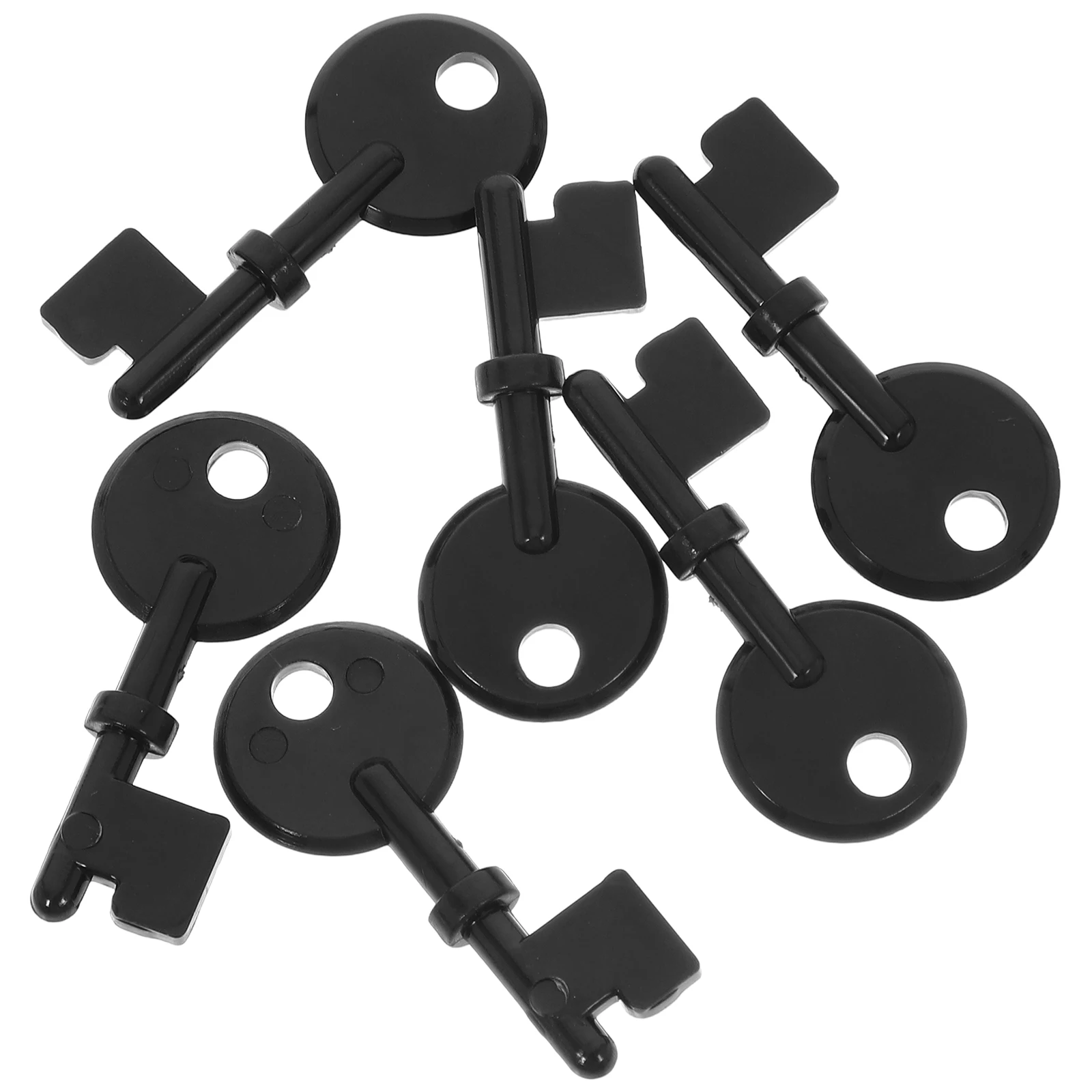

6pcs Alarm Button Reset Keys Plastic Durable for Home Emergency Buttons Repairing Reusable Switch Key Various Scenarios