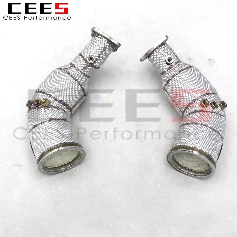 CEES Stainless Steel Downpipe Exhaust with OPF 100cell/200cell/300cell for Audi RS5 2.9T 2019-2024 Performance Exhaust system