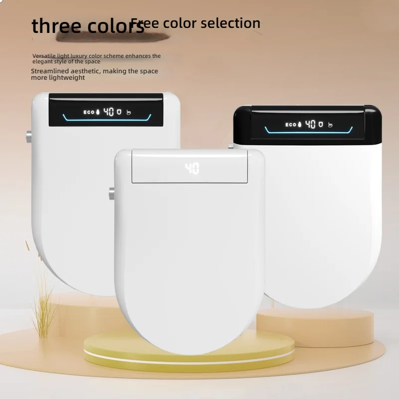 ZXHK Wholesale Luxury One Piece Automatic Self Cleaning Toilet Seat Cover with Remote Control and Seat Heating Plastic Material