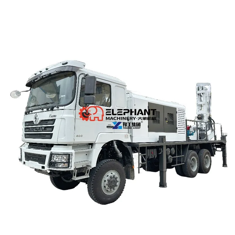 China Manufacturer 300m Fully Hydraulic Diesel Borehole Water Well Rotary Rig for Farm Construction Use for Sale