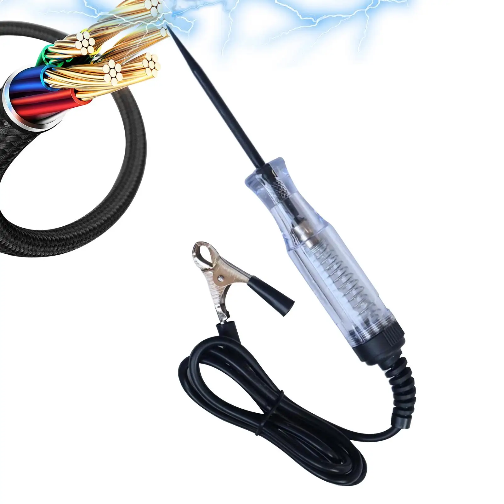 

Digital Circuit Tester Electrical System Tester Automotive Electricity Pen Voltmeter Diagnostic Tool For Electric Vehicle