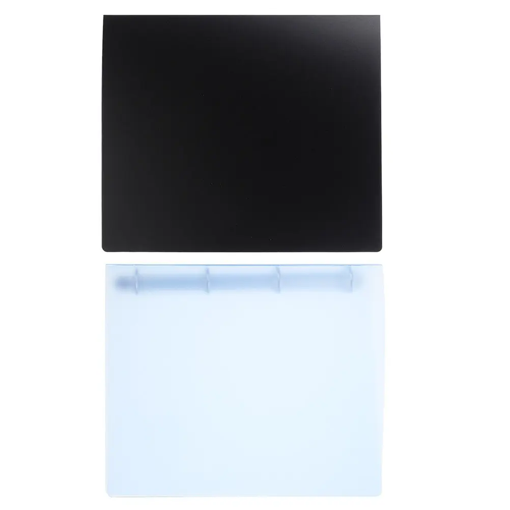 

2Pcs File Folder A4 Plastic Blinder Loose-Leaf Paper Folder Document Storage Organizer Plastic Paper Folders Binders