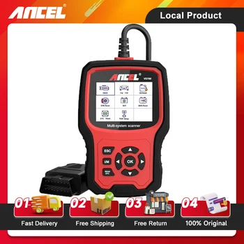 Ancel Vd700 Auto Diagnostische Hulpmiddelen Obd2 Scanner Full-Systeem Code Lezer Abs Epb Tpms Dpf Obd2 Code Lezer Voor Vag Vw Audi Skoda