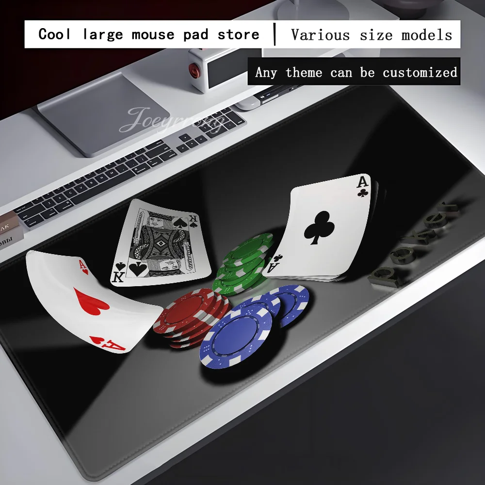 

Poker Mousepad Mouse Pad Extended Gaming Keyboard Mats Large 90x40cm XXL Gamer Mousepad
