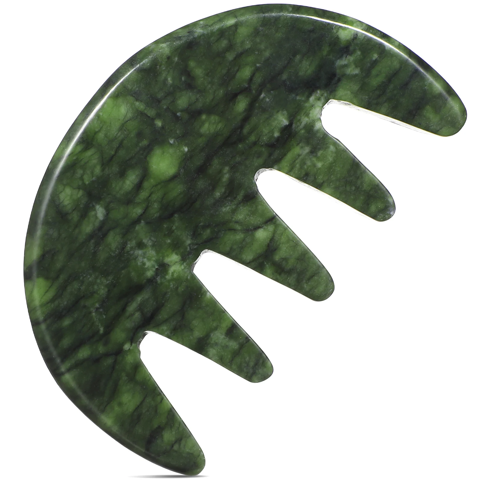 

Jade Massage Comb Massager Shape Fold Face Sculpting Tool Hair Luxury Guiding
