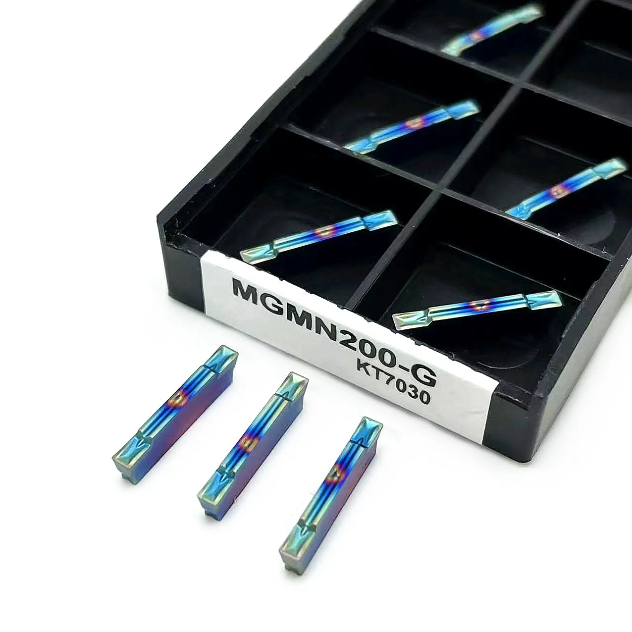 10 pz Nano blue MGMN200 MGMN300 MGMN400 KT7030 CNC tagliare la scanalatura per tagliare lo strumento di tornitura PCD CBN di alta qualità strumento di tornitura