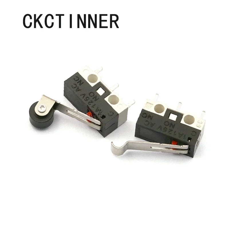 Microinterruptor de 3 pines, 10 piezas, botón de ratón, Interruptor táctil, mango de rueda de trípode, 1A, 125VAC