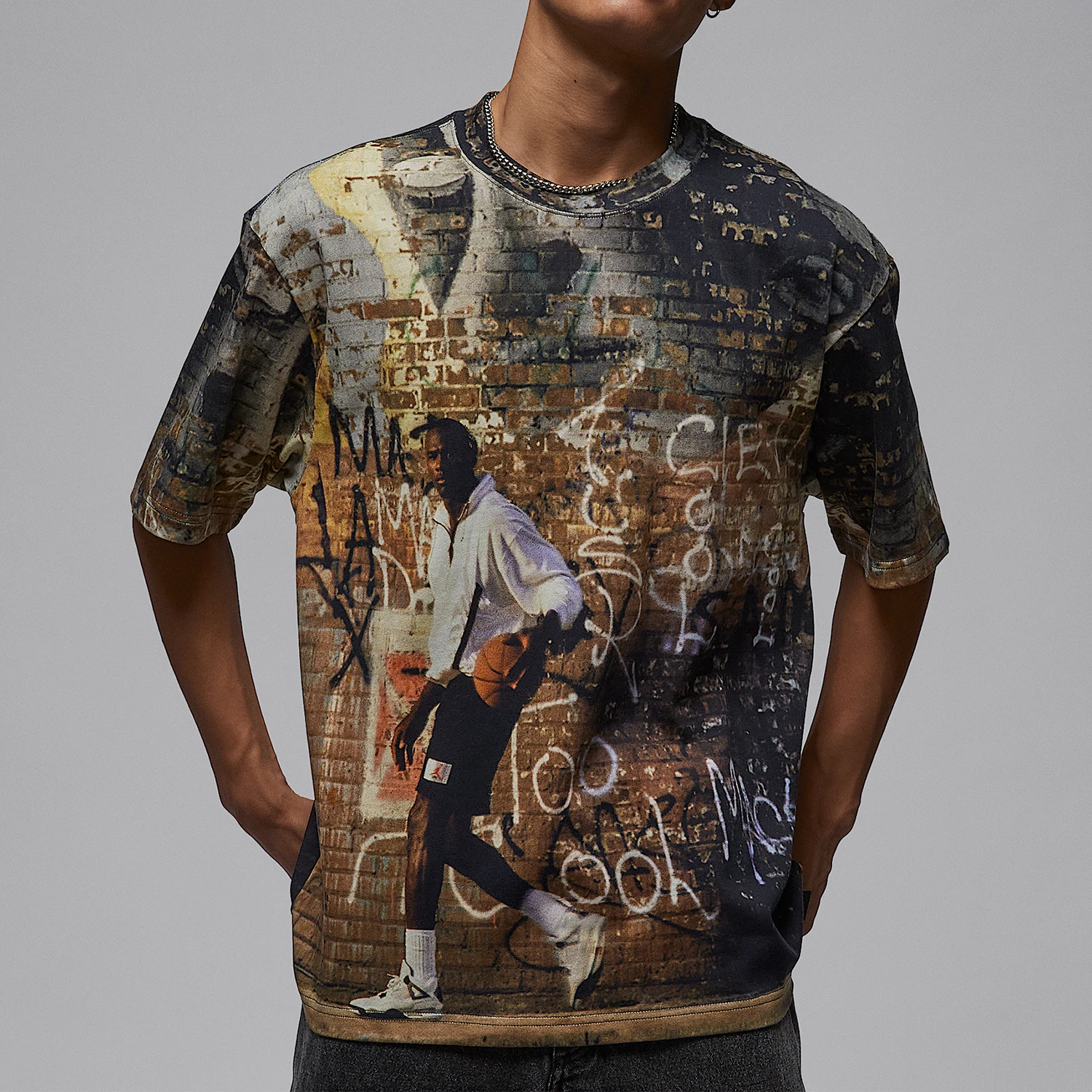 

Оригинальная мужская модная футболка Nike Air Jordan 85 с короткими рукавами в стиле ретро HQ9007-045