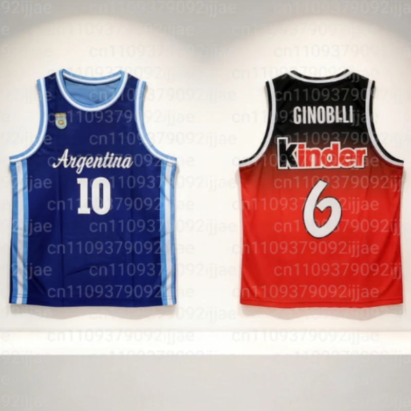New Summer Parent Child Sports Competition Argentina Ginobili Ball Jacket Outdoor Sports Quick Drying Breathable Thin Tank Top