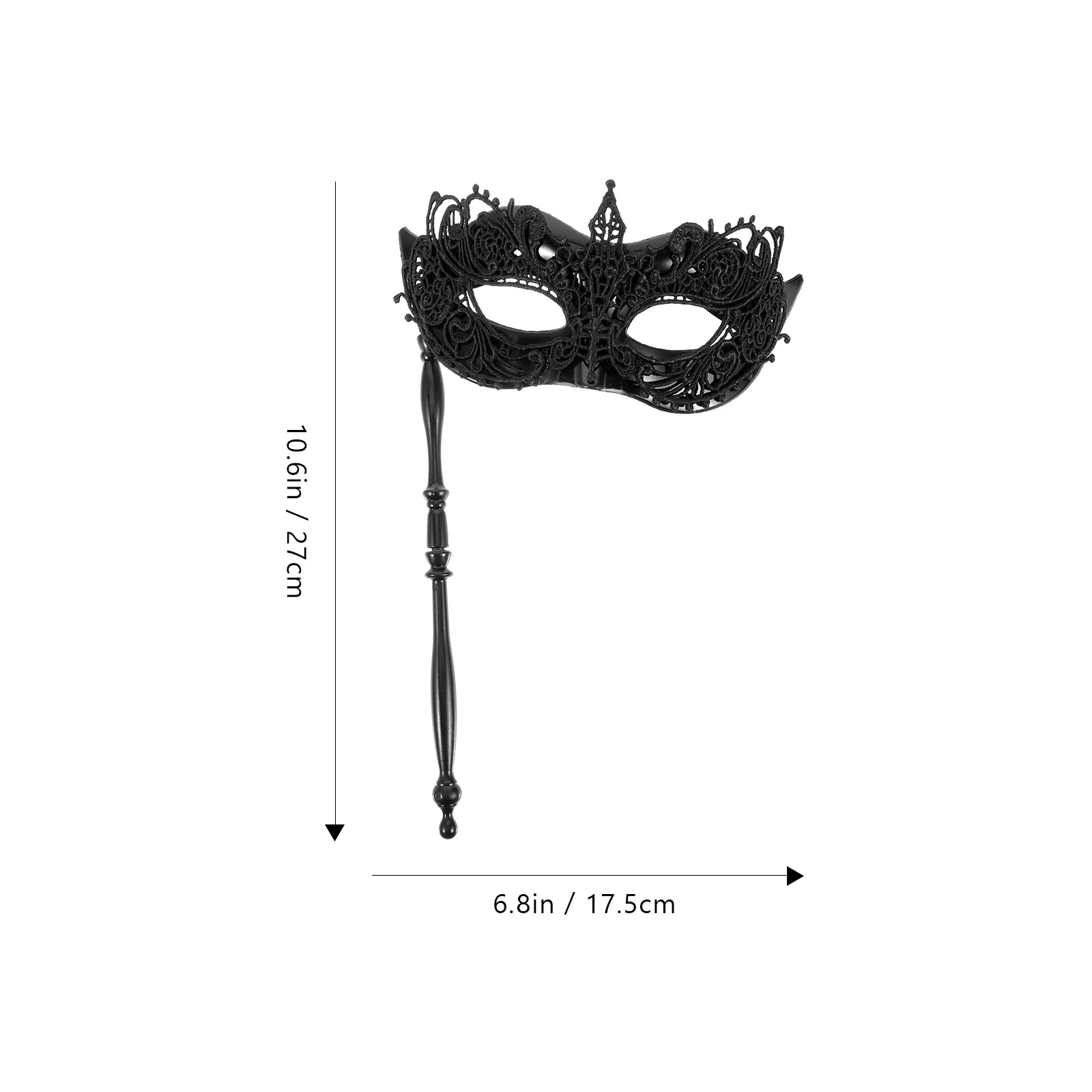 Masque à main en dentelle Hmatte Ypik pour femme, mascara Tim ade avec anciers, déterminer le masquarade, accessoires Mardi Gras, accessoire, nouveaux masques Hmatte