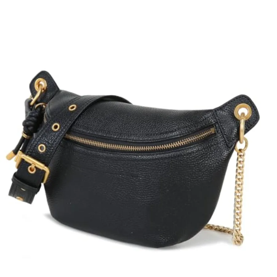 

Genuine Leather Waist Packs for Women Fashion Fanny Pack Belt Bag Luxury Designer Trendy Crossbody Bag Festival Bum Bags for Sp