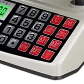 

40kg/1g Price Computing Scale with Stainless Steel Plate Counting Weight Scale Waterproof Electronic Small Scale for Vegetables