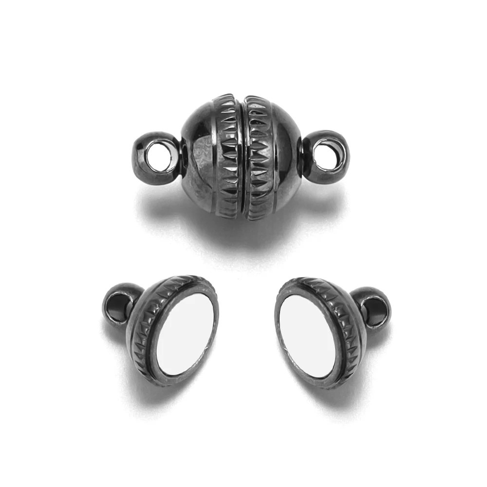 Magnetic Copper Clasps 5Sets Round Copper Clasps