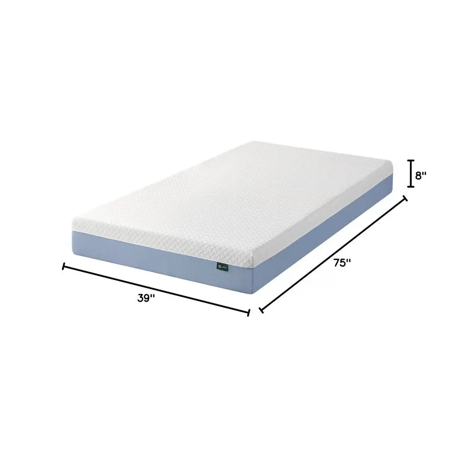 

8 Inch Twin Cooling Essential Memory Foam Mattress NewVersion, Fiberglass Free, Medium Feel, Breathable Cooling Layers, Certifie