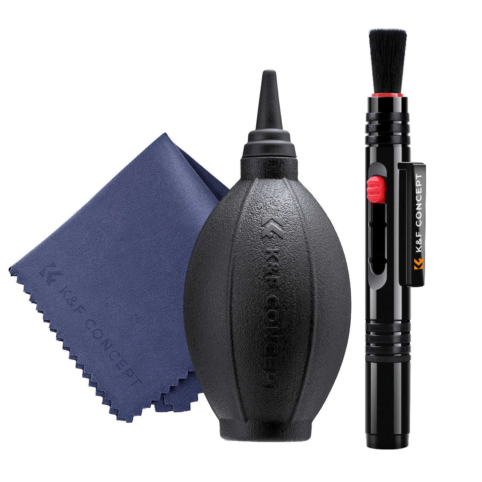 K&F Concept 3in1 DSLR Camera Cleaning Kit Lens Dust Blower Cleaner Cleaning Pen Microfiber Cleaning Cloth