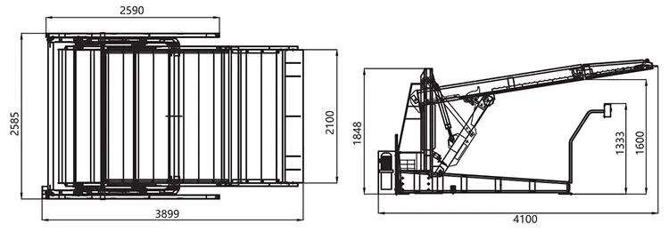 Low Ceiling Home Parking Garage Tilting 2 Post Car Parking Lift
