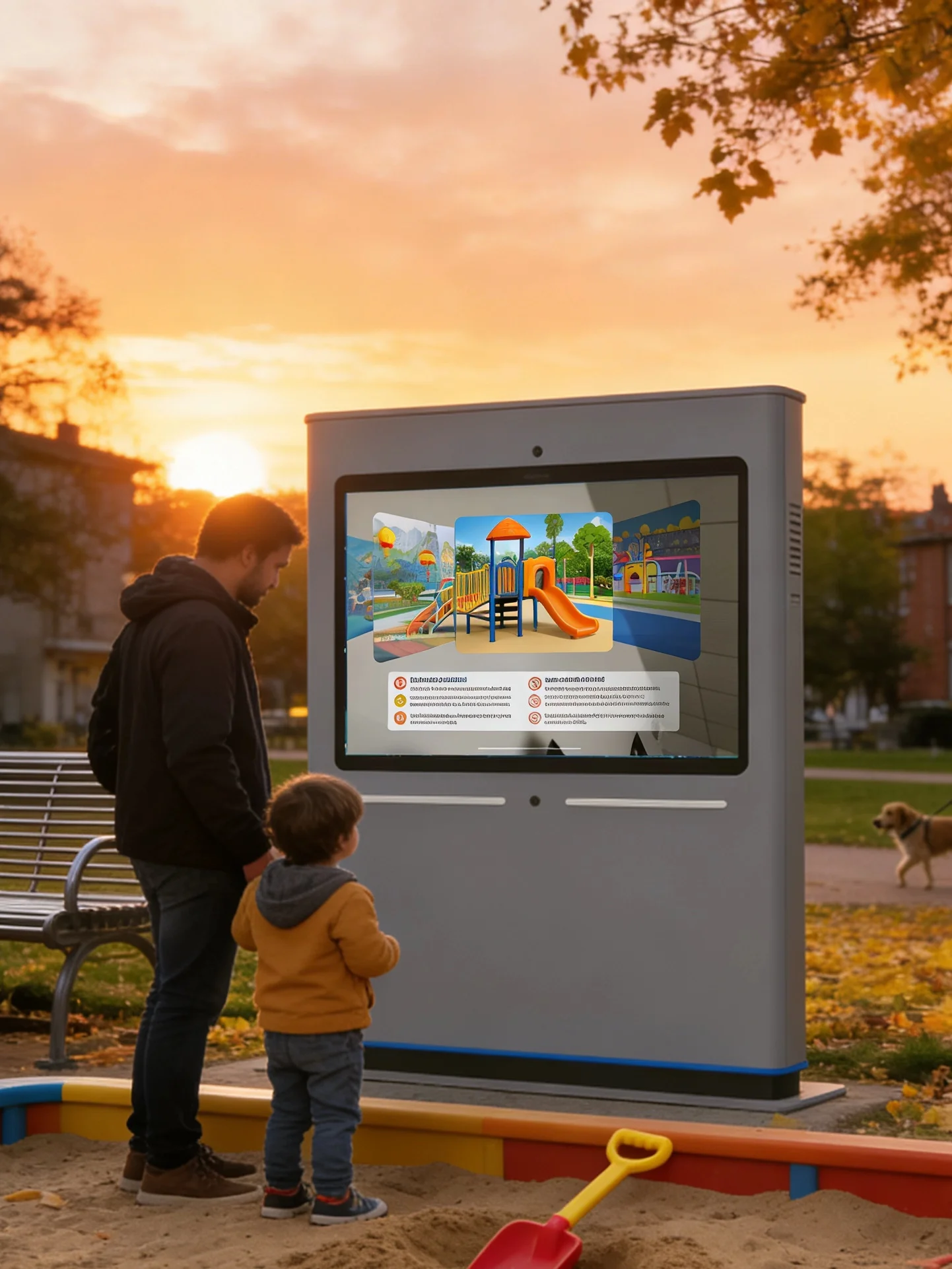Large-Screen AR Interactive Somatosensory Recognition Contactless Game for Parks, Communities, Tourist Attractions