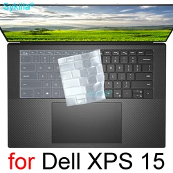 Чехол для клавиатуры для Dell XPS 15 9500 9510 9520 7590 9550 9560 9570 9575 9650, сенсорный защитный чехол, аксессуары, силиконовый чехол 15,6