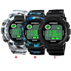 Fashion Mens Digital LED Analog Quartz Alarm Date Sports Wrist Watch