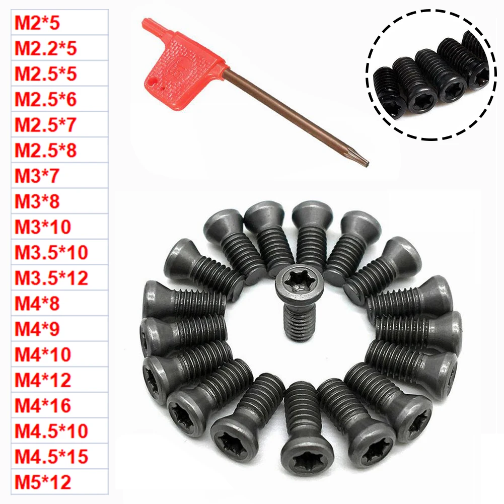 Torx Screws Carbide Inserts Changing CNC Lathe Tools M2 M2.5.5 M5 Screw Lathe Tool High-quality Materials