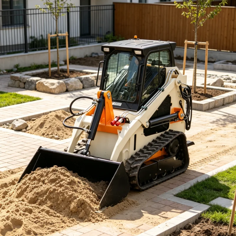Customized 300kg Skid Steer Loader Mini Compact Track Crawler Diesel Farm Machinery Orchard CE Approved Small Wheel Tractor