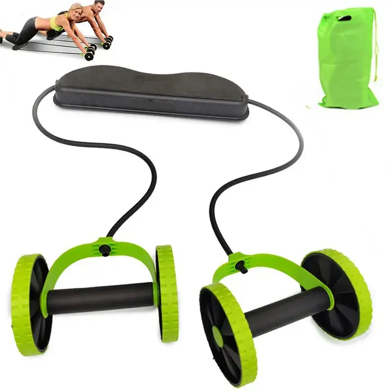 

Abdominal Roller Multifunctional Ab Wheels Roller Abdominal Muscle Resistance Pull Rope Trainer Waist Exercise Home Workout tool