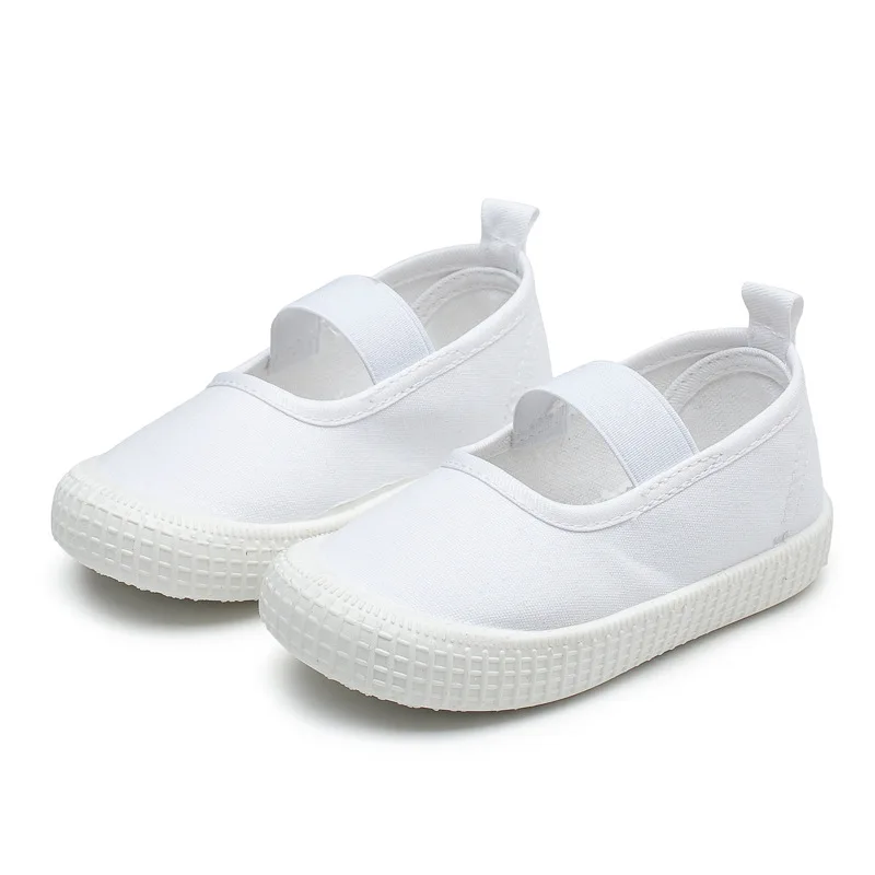 Chaussures en toile élastique pour enfants, chaussures de gril à capuche pour garçons et filles, anti-collision, chaussures florales coordonnantes,