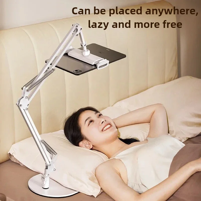 Overhead Shot Stand with Tablet Holder Desktop Live Broadcast Video Stand Ideal for Jewelry Food Photography Mobile Content