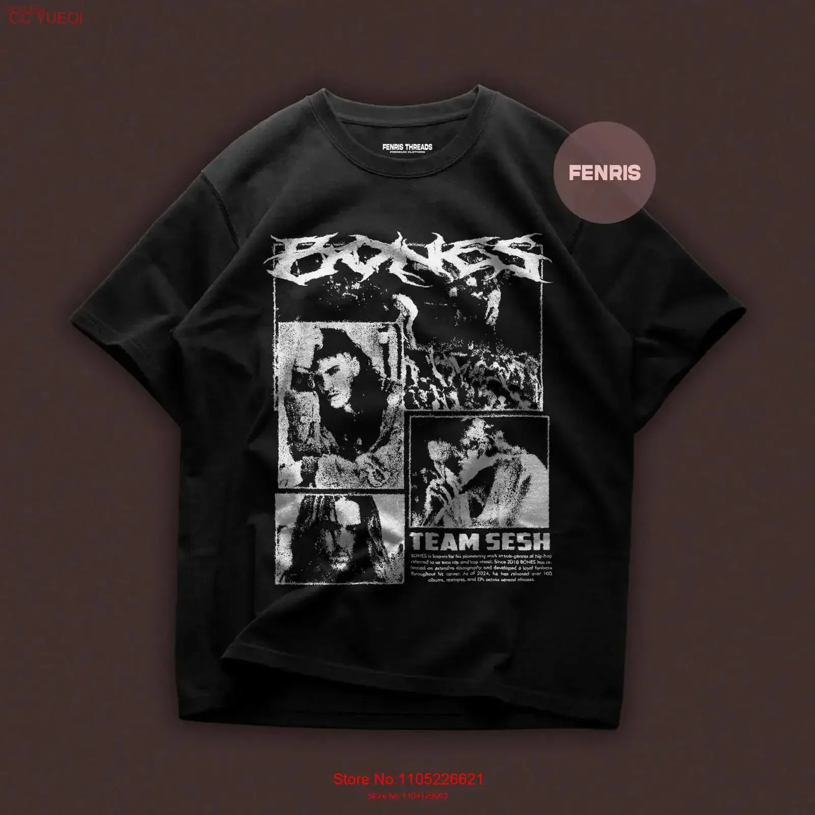 Premium Bones T Shirt CADAVER Album Rotten New Heavy Cotton vintage Washed homme Casual Stylish Comfortable designer clothes