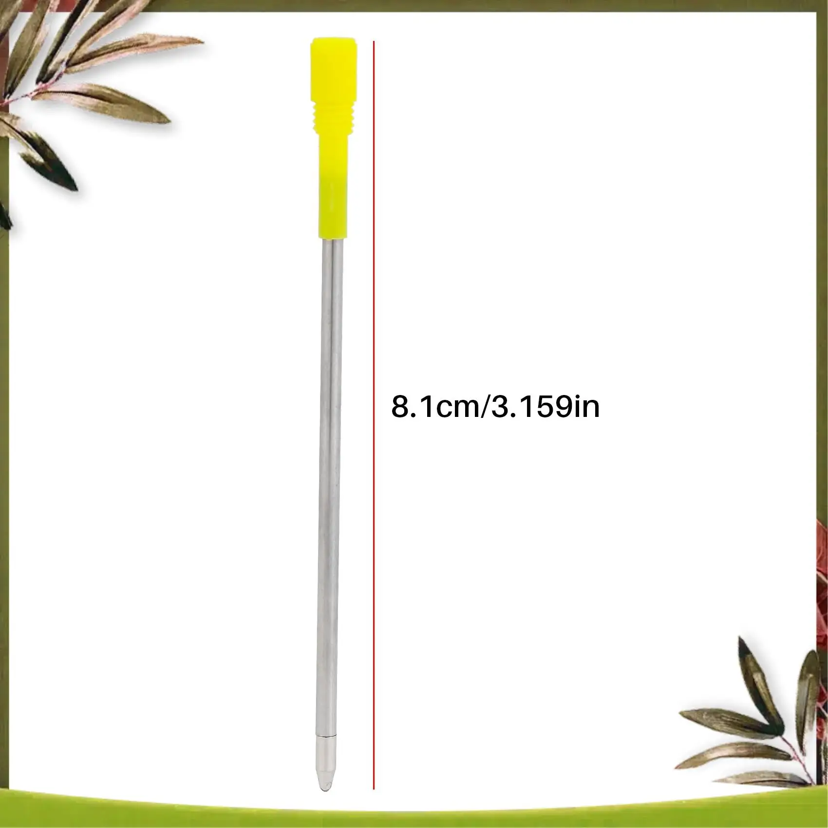 ใหม่-50 ชิ้น 3.2 นิ้วสีดําและสีฟ้าหมึกปากกาลูกลื่นเปลี่ยนเติม Smooth Writing Ball Point ปากกาเติมสําหรับ Big Crysta