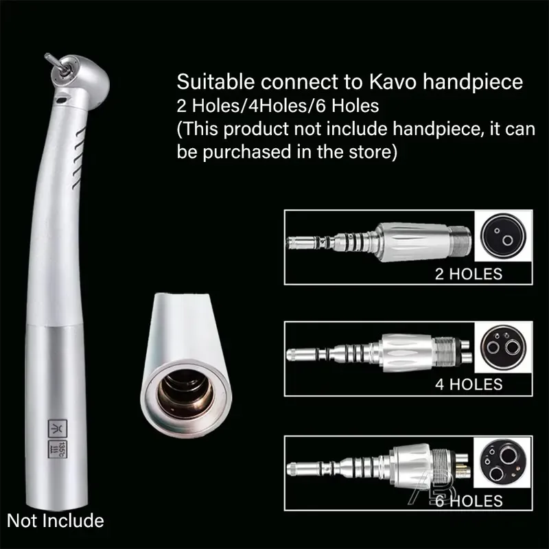 Hot Sale Aobol AL-SS8 Electric High Speed Handpiece Connector 2/4/6 Holes Optional Fiber Optic LED Adapter Coupler CE