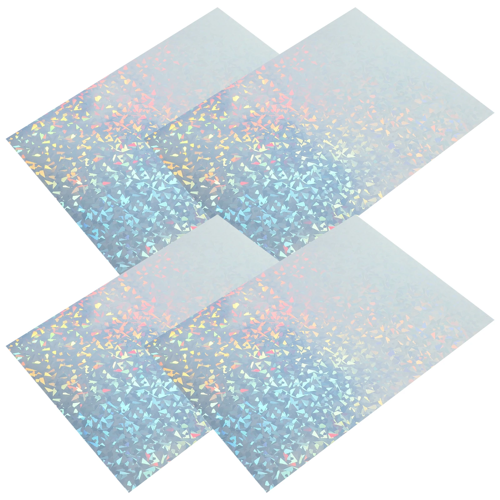 Shiny Printable Sticker Paper Glitter Photo Sheet For Printer Holographic Label Sheets Adhesive Printable Office Supplies
